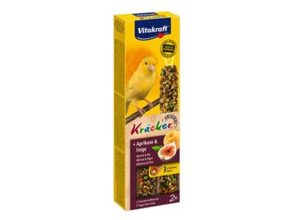 Vitakraft Bird Kräcker Kanár meruňka+fík tyč 2ks