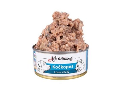 All Animals kočkopes konz. Losos mletý 90g