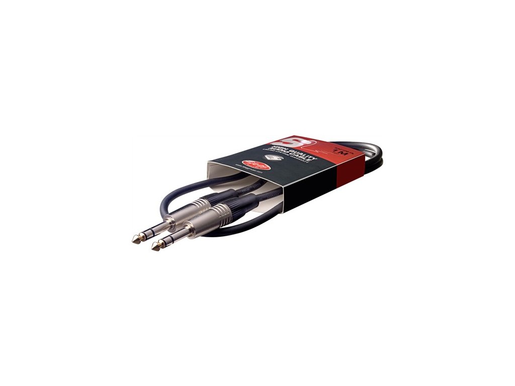 Stagg SAC1PS DL, kabel JACK/JACK, 1m