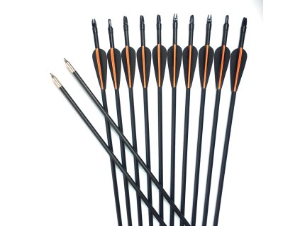 Šíp pro reflexní luk - sklolaminát - 30" (75 cm) - s vyměnitelným hrotem