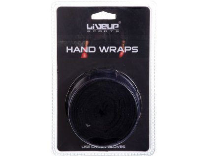 Bandáž box bavlna 5 m X 4,6 cm LiveUp černá pár