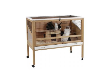 Klec pro králíky a hlodavce INDOOR DELUXE, jednopatrová