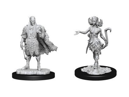 D&D Nolzur's Marvelous Miniatures - nenabarvené figurky: Autumn Eladrin & Summer Eladrin