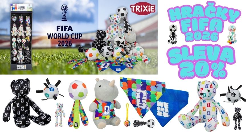 hračky pro psy mistrovství světa ve fotbale FIFA 2026