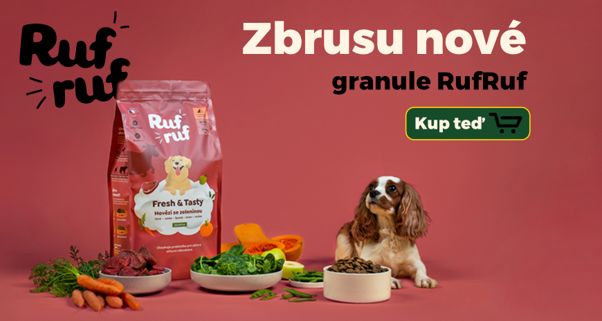 RufRuf Fresh & Tasty Hovězí se zeleninou a probiotiky
