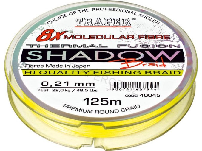 Šňůra Shadow fluo - 125m (Průměr 0,12 mm - 12,5 kg)