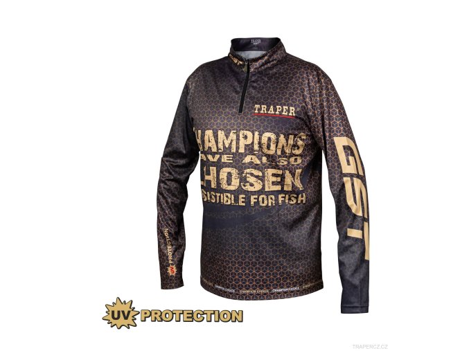 triko se zipem cerne