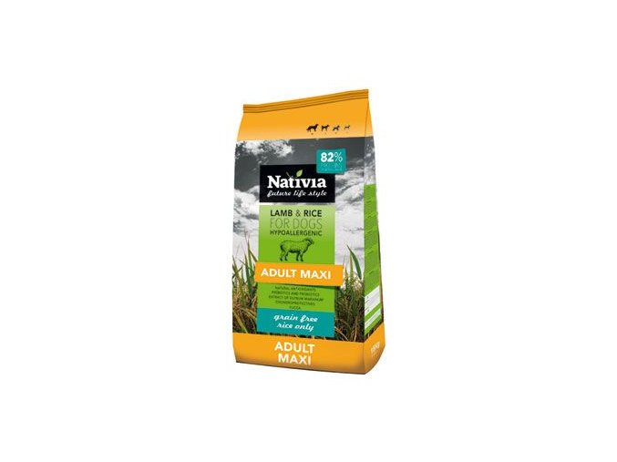 Nativia Dog Adult Maxi Lamb&Rice 15kg