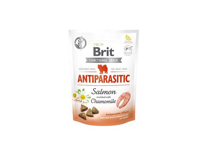 Brit Care Dog Functional Snack Antiparasit Salmon 150g