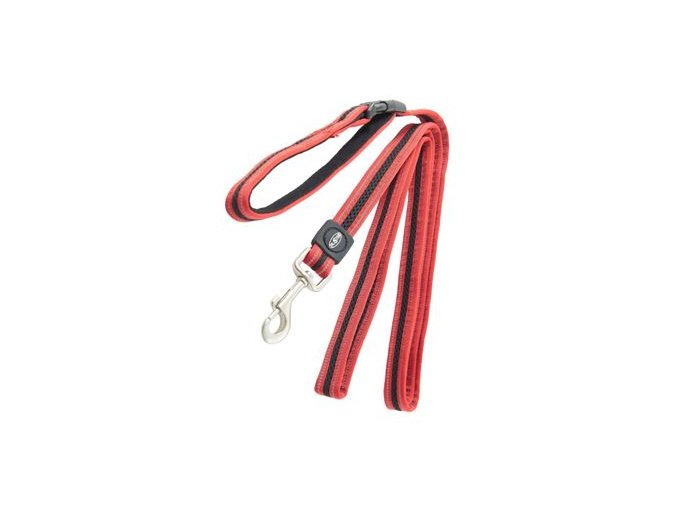 Vodítko BUSTER Airmesh reflexní S/M 180cm/20mm červené