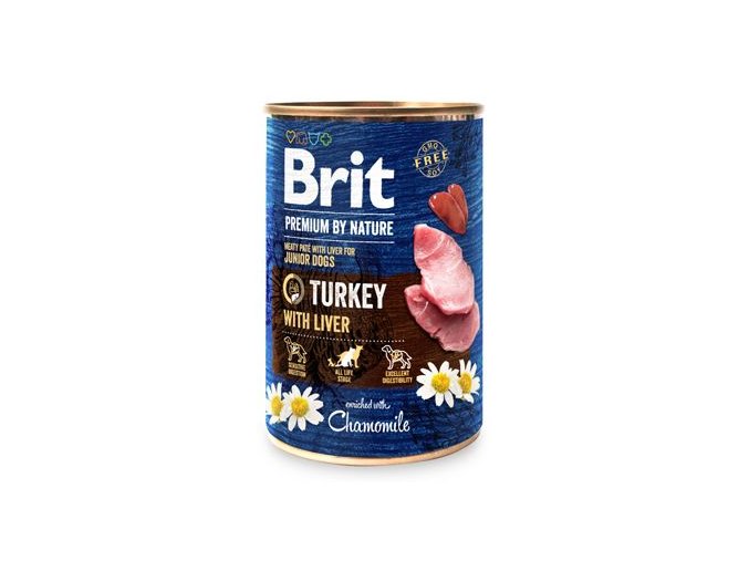 Brit Premium Dog by Nature konz Turkey & Liver