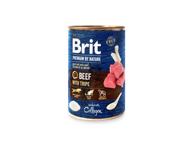 Brit Premium Dog by Nature konz Beef & Tripes