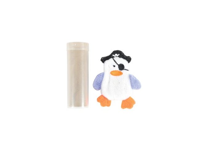Hračka kočka PIRATE plnící+šanta bílá Zolux