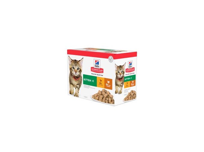 Hill's Fel. SP Kitten Chicken&Turkey Kapsa12x85g