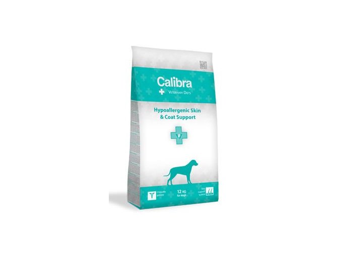 Calibra VD Dog Hypoallergenic Skin&Coat Supp.12kg