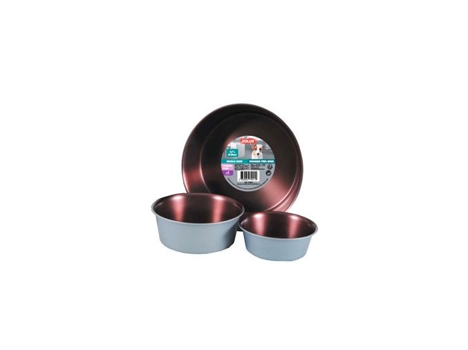Miska nerez protiskluz COPPER 1,9l Zolux