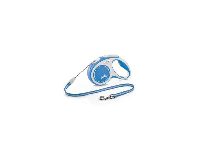 Vodítko FLEXI Comfort M lanko 5m/20kg modrá