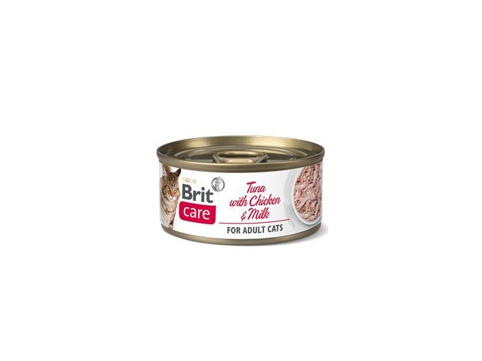 Brit Care Cat konz Fillets Chicken&Milk 70g
