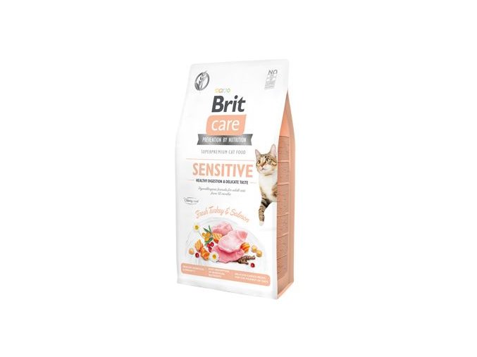 Brit Care Cat GF Sensit. Heal.Digest&Delic.Taste 7kg