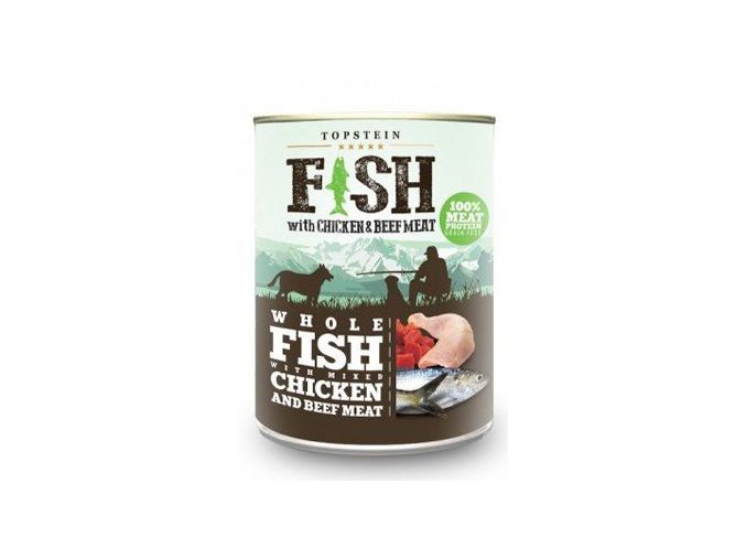 Topstein Fish with Chicken and Beef Meat 800g