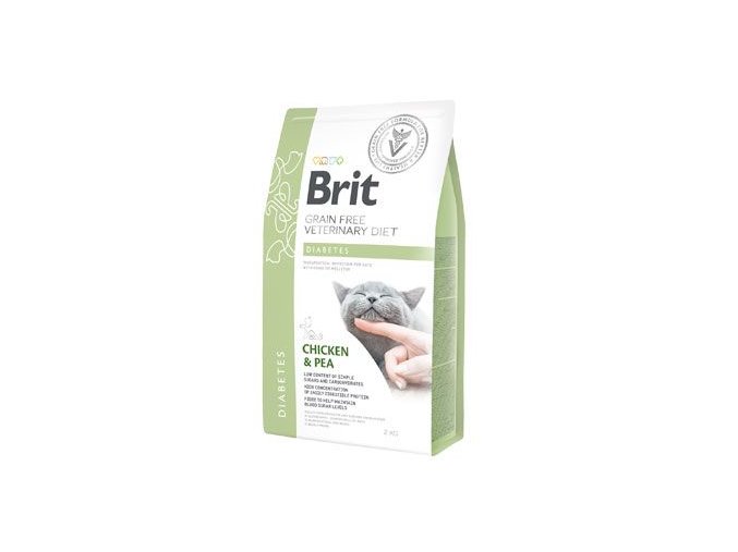 Brit VD Cat GF Diabetes 2kg