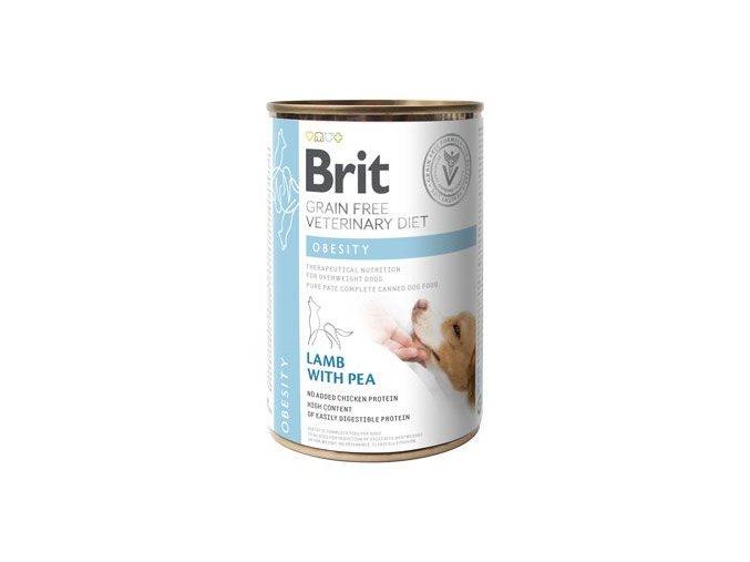 Brit VD Dog GF konz. Obesity 400g