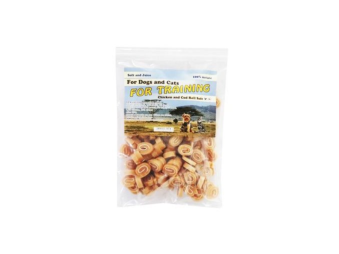Pochoutka Mini rolka kuřecí s treskou 230g