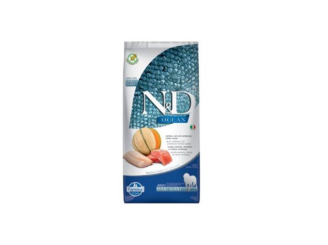 N&D OCEAN DOG Adult Giant Salmon & Cod & Melon 12kg