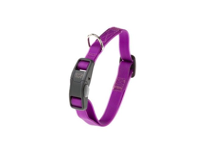 Obojek pryžový EVOLUTION C16/32cm fialový FP