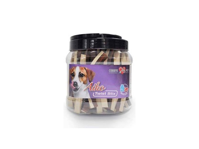 Pochoutka pes Twist Stix 12cm mléko+jehně 45ks