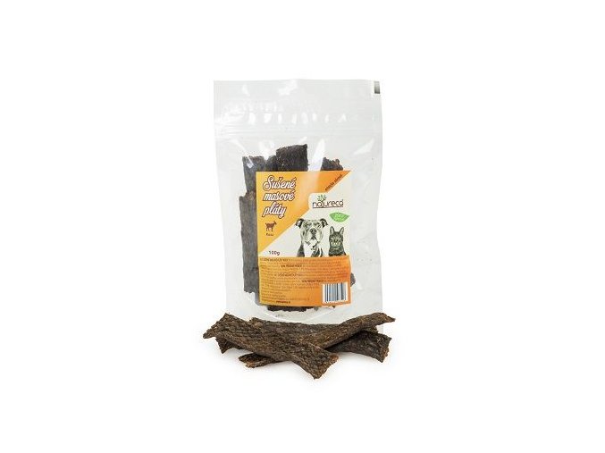 NATURECA pochoutka Masové pláty Koza 100g