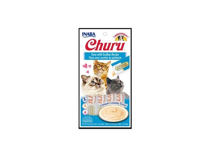 Churu Cat Tuna with Scallop 4x14g