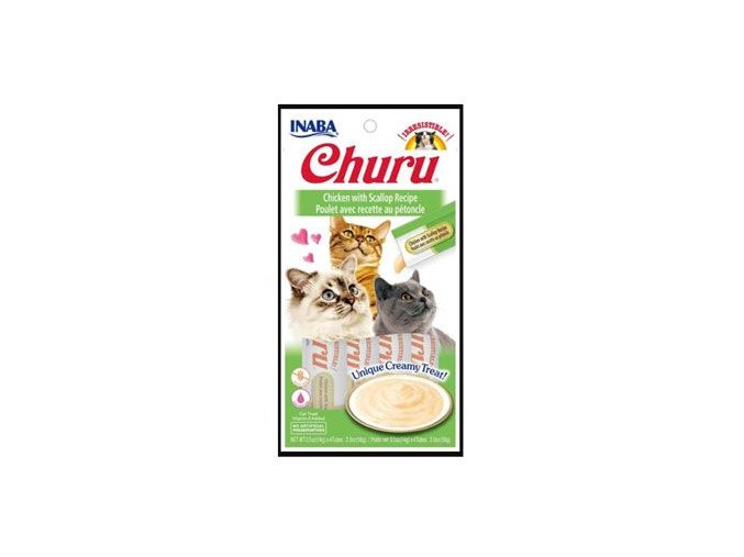 Churu Cat Chicken with Scallop 4x14g