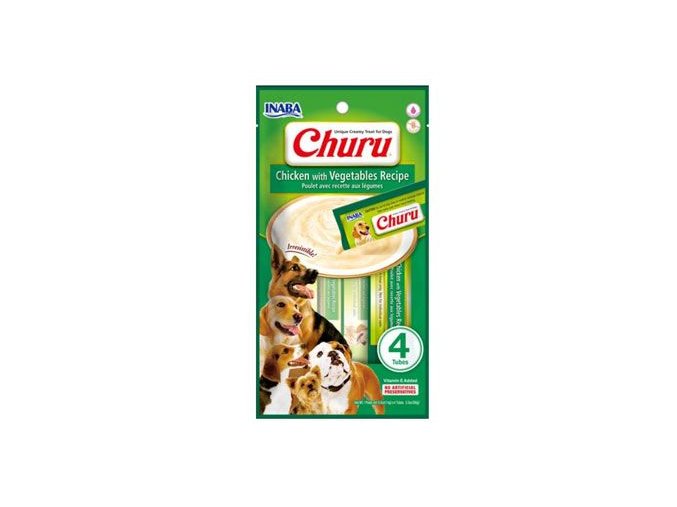 Churu Dog Chicken with Vegetables 4x14g