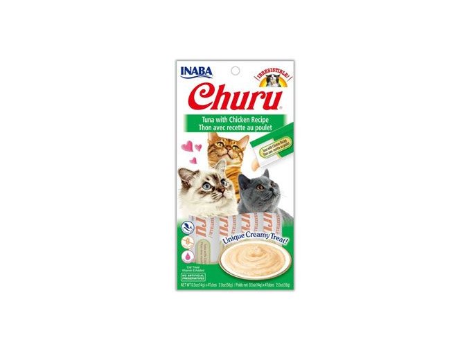 Churu Cat Purée Tuna with Chicken 4x14g