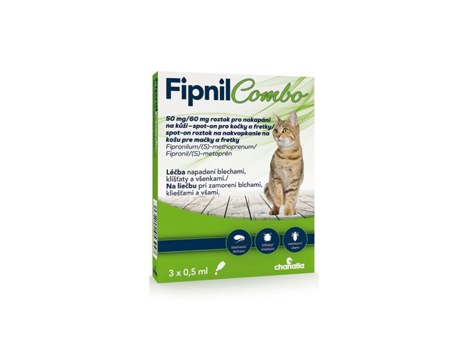 Fipnil Combo 50/60mg Cat Spot-on 3x0,5ml