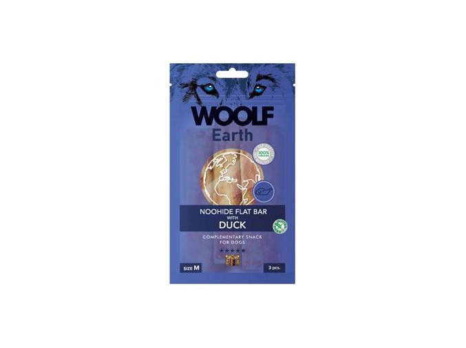 WOOLF pochoutka Earth NOOHIDE M Duck 90g