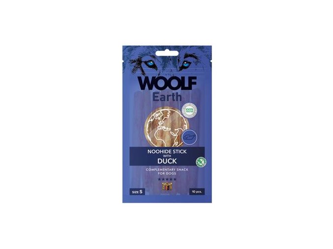 WOOLF pochoutka Earth NOOHIDE S Duck 90g