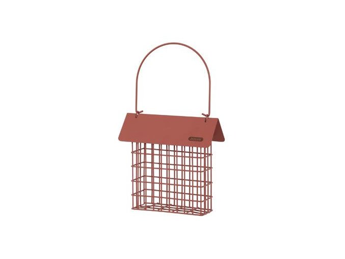 Krmítko venk.CUBICO na loj.bl. kov červená 29cm Zolux