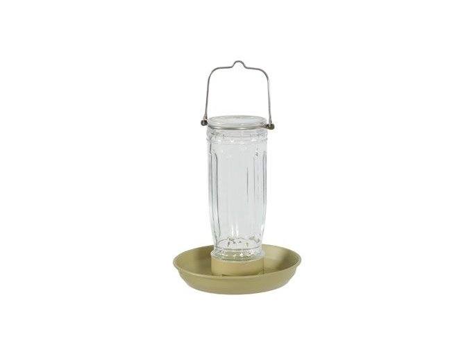 Krmítko venkovní GLASS sklo zelená Zolux