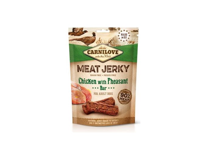 Carnilove Dog Jerky Chicken with Pheasant Bar 100g