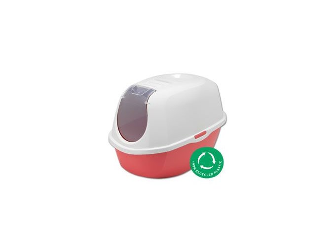 WC kočka SMART CAT kryté 54,5x39,1x40,3cm, korálová