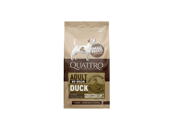 QUATTRO Dog Dry SB Adult Kachna 7kg