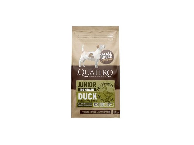 QUATTRO Dog Dry SB Junior Kachna 1,5kg