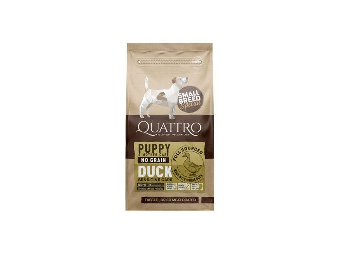 QUATTRO Dog Dry SB Puppy/Mother Kachna 7kg