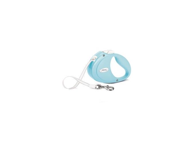 Vodítko FLEXI Puppy pásek 2m/12kg sv. modrá
