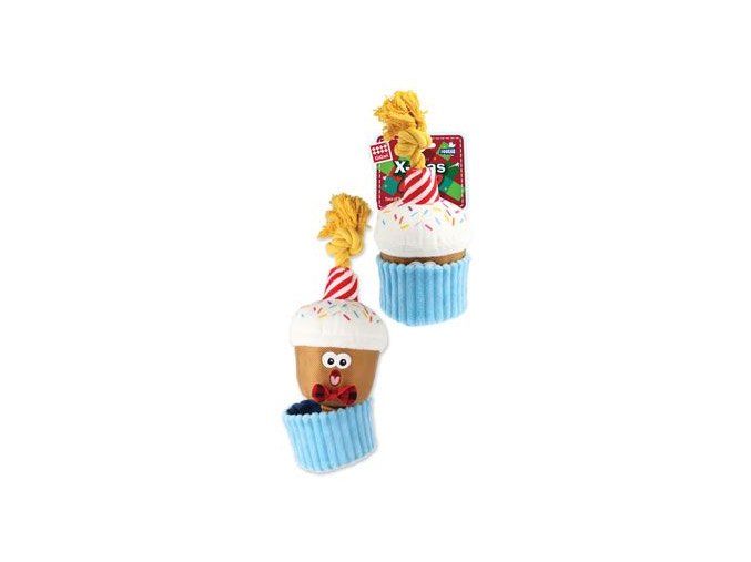 VÁNOČNÍ Hračka pes GiGwi Muffin/pamlskovník 29cm