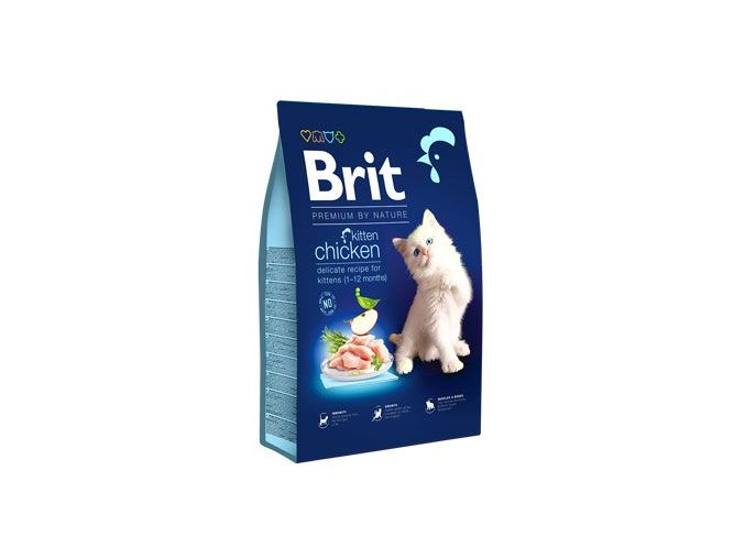 Brit Premium Cat by Nature Kitten Chicken 300g