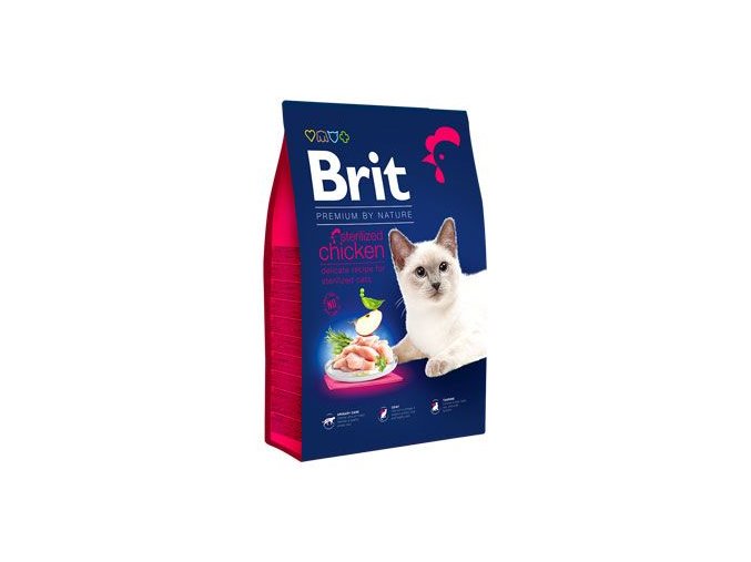 Brit Premium Cat by Nature Sterilized Chicken 800g