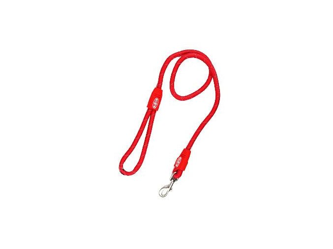 Vodítko BUSTER Reflective lanové 120cm/8mm červené